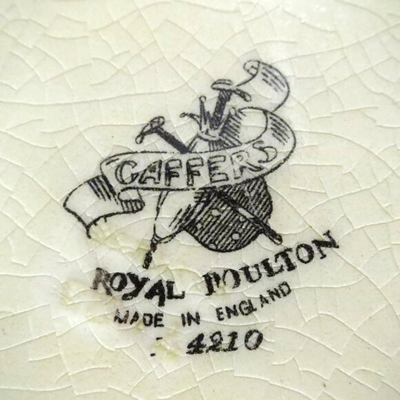 Royal Doulton "Gaffers" Series Ware 7.5" Plate Collectors Cabinet #4210 - Picture 7 of 7